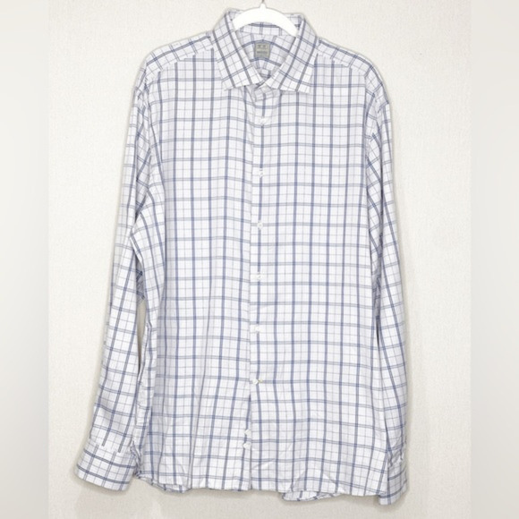 Ike Behar Other - Ike Behar Men’s Plaid‎ Dress Shirt Neck Size 18